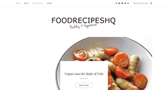 Desktop Screenshot of foodrecipeshq.com